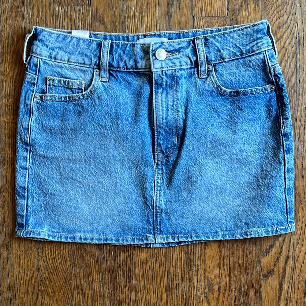 PacSun Blue Denim Mini Skirt
